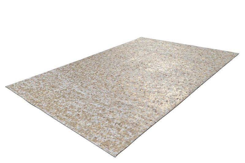 Matta Gatekey Wyske 120x170 cm Beige/Guld/Läder - D-Sign - Textil & mattor - Matta - Stor matta