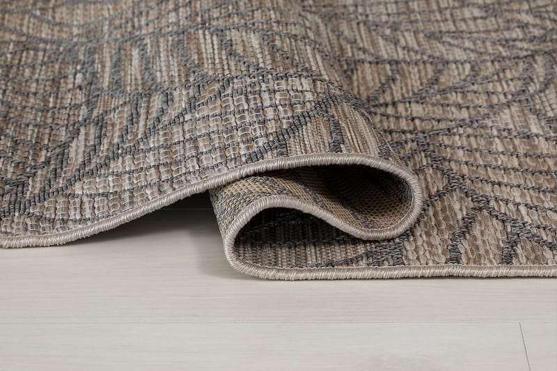 Verona Leaves Utomhusmatta 160x230 cm - Linnebeige - Textil & mattor - Matta - Stor matta