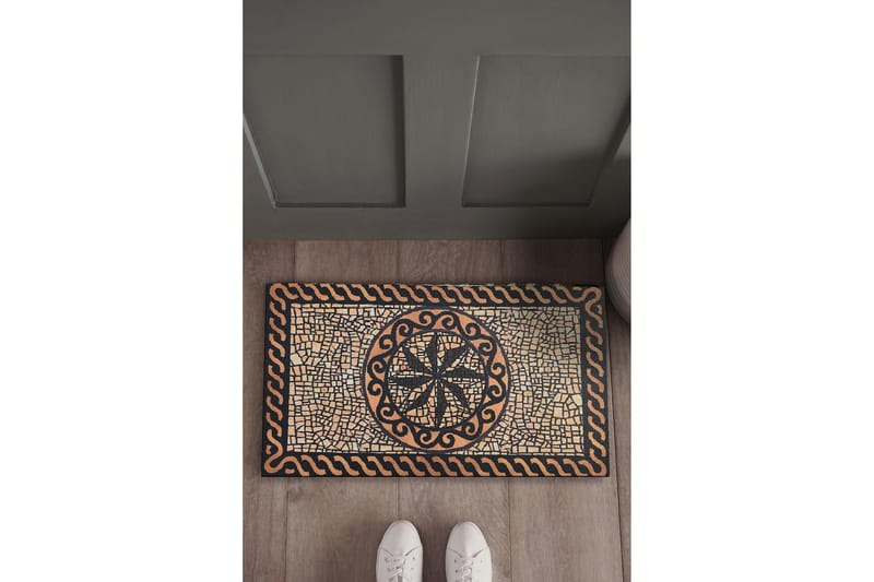 Dörrmatta Ganbara 45x70 cm - Flerfärgad - Dörrmatta & entrématta - Stor matta - Mönstrad matta - Små mattor