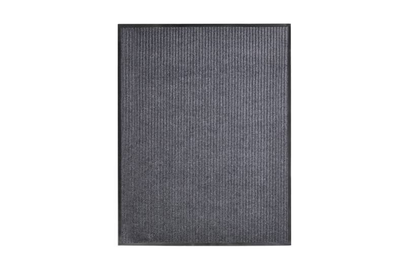 Dörrmatta grå 120x220 cm PVC - Grå - Dörrmatta & entrématta - Stor matta - Mönstrad matta - Små mattor