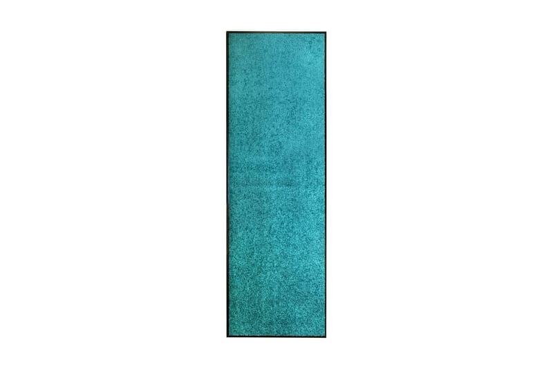 Dörrmatta tvättbar cyan 60x180 cm - Blå/Grön - Textil & mattor - Matta - Utomhusmatta - Dörrmatta & entrématta