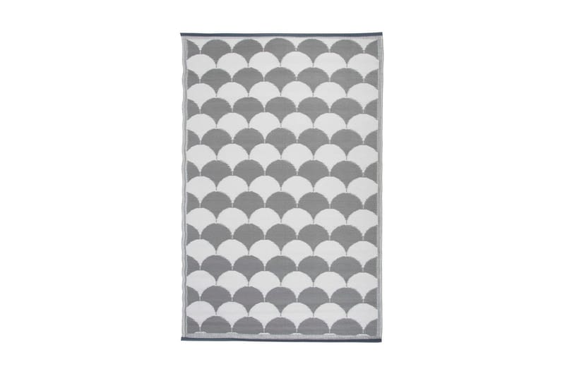 Esschert Design Utomhusmatta 180x121 cm grå och vit OC24 - Flerfärgad - Små mattor - Utomhusmatta - Balkongmatta & altanmatta - Stor matta