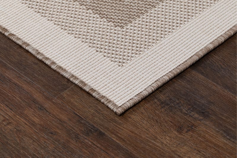 Havanna Frame Utomhusmatta 160x230 cm - Linnebeige - Textil & mattor - Matta - Utomhusmatta