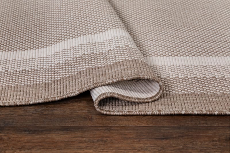 Havanna Frame Utomhusmatta 160x230 cm - Linnebeige - Textil & mattor - Matta - Utomhusmatta