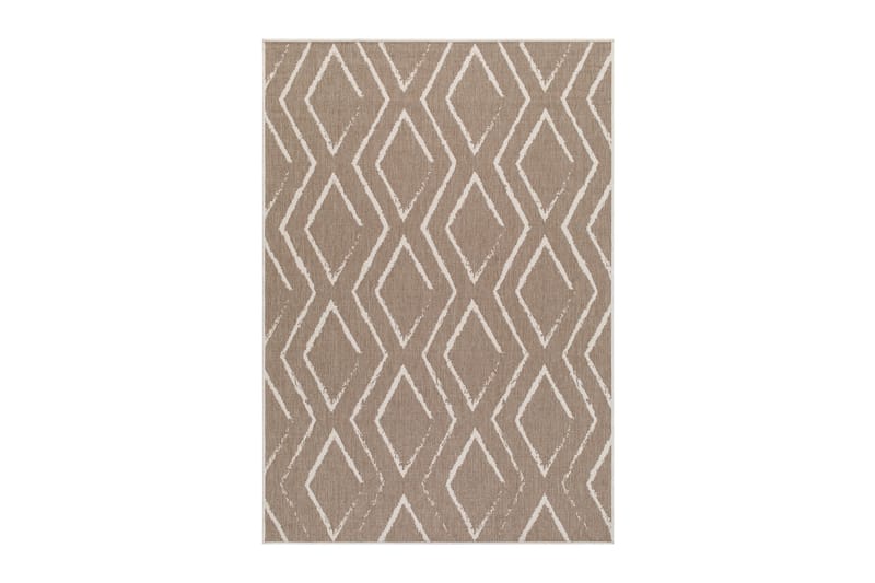 Havanna Romb Utomhusmatta 200x290 cm - Linnebeige - Textil & mattor - Matta - Utomhusmatta