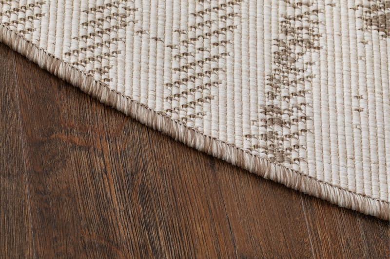 Havanna Shadow Utomhusmatta 200 cm Rund - Linnebeige - Textil & mattor - Matta - Utomhusmatta