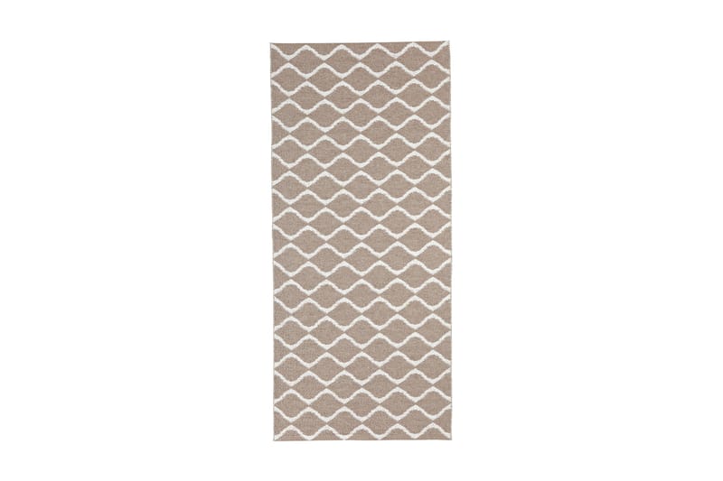 Plastmatta Wave 150x150 Vändbar PVC Beige - Horredsmattan - Textil & mattor - Matta - Utomhusmatta - Plastmatta