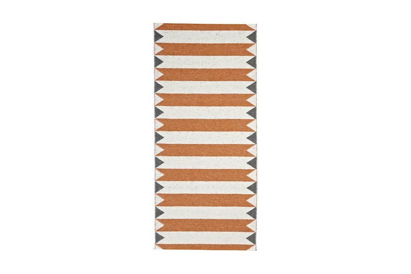 Plastmatta Peak 150x100 Vändbar PVC Orange - Horredsmattan - Köksmatta & plastmatta kök - Små mattor - Stor matta - Plastmatta balkong - Plastmatta