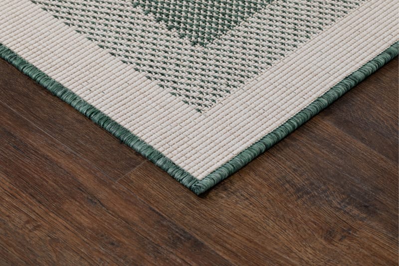 Utomhusmatta Havanna Frame 200x290 cm - Grön - Små mattor - Utomhusmatta - Balkongmatta & altanmatta - Stor matta