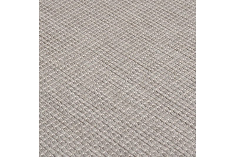 Utomhusmatta plattvävd 140x200 cm taupe - Taupe - Textil & mattor - Matta - Utomhusmatta