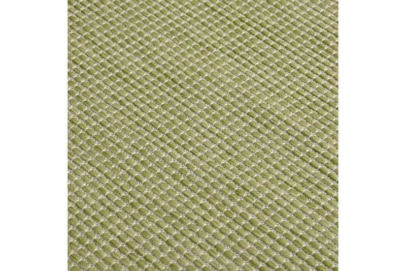 Utomhusmatta plattvävd 80x250 cm grön - Grön - Textil & mattor - Matta - Utomhusmatta - Balkongmatta & altanmatta