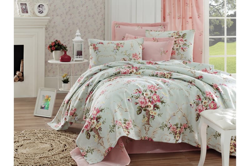 Överkast EnLora Home 160x235 cm - Mint - Sängkläder - Överkast - Överkast dubbelsäng