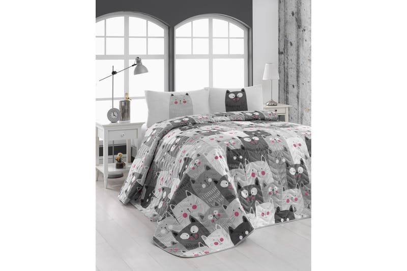 Överkast Eponj Home - Grå - Sängkläder - Överkast - Överkast enkelsäng