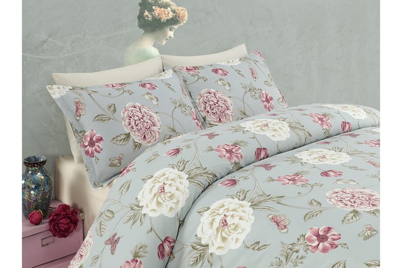 Bäddset Eponj Home Dubbelt 4-dels - Mint|Creme|Rosa|Grön - Textil & mattor - Sängkläder - Bäddset & påslakanset