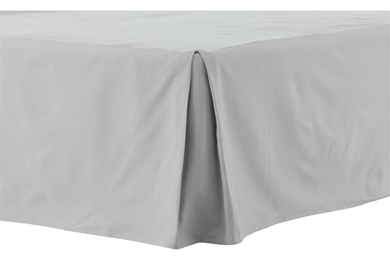 Sängkappa Ekside 180x200 cm - Ljusgrå - Sängkappa kontinentalsäng - Sängkappa enkelsäng - Sängkläder