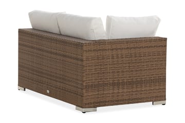 Högermodul Bahamas 140 cm - Sand Beige / Vita dynor - Utemöbler & utemiljö - Övrigt utemöbler - Moduler utesoffa