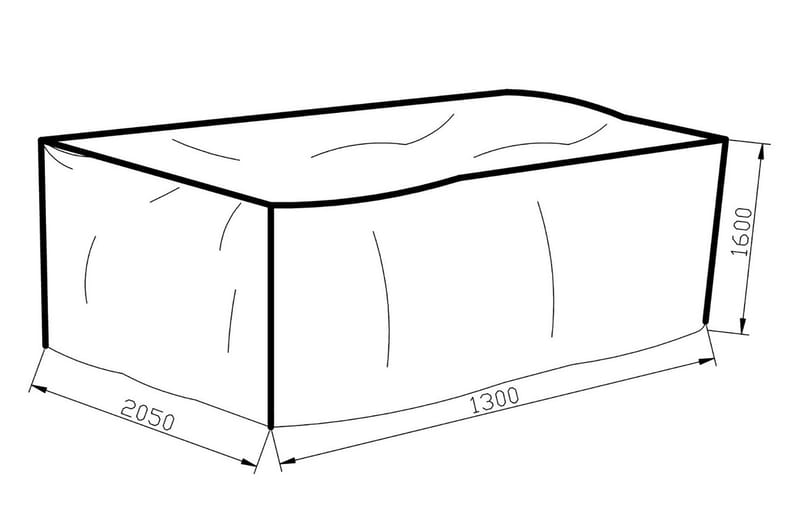 Klas Möbelskydd 205x160x130 - Grå - Utemöbler & utemiljö - Övrigt utemöbler - Möbelskydd - Överdrag utemöbler