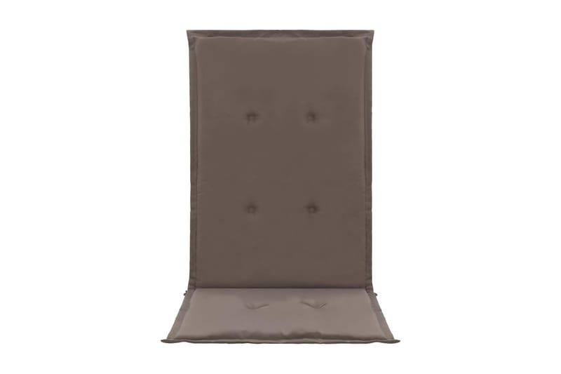 Stolsdynor för trädgården 2 st taupe 120x50x3 cm - Brun - Utemöbler & utemiljö - Dynor - Positionsdynor