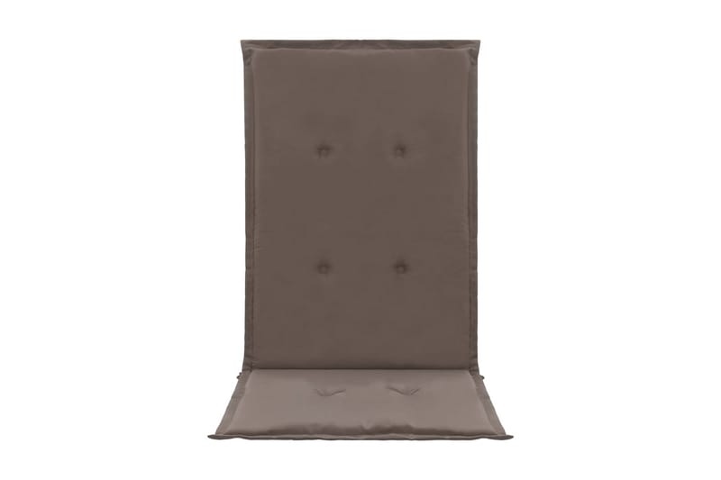 Stolsdynor för trädgården 4 st taupe 120x50x3 cm - Brun - Utemöbler & utemiljö - Dynor - Positionsdynor