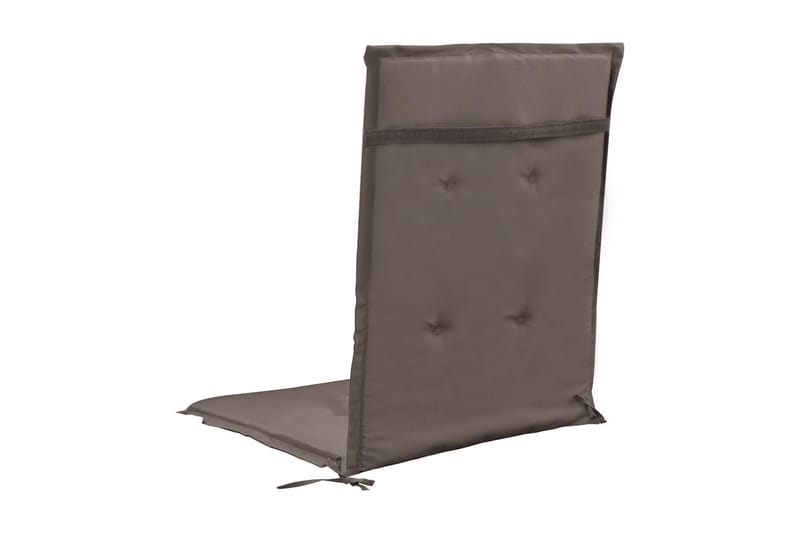 Stolsdynor för trädgården 4 st taupe 120x50x3 cm - Brun - Utemöbler & utemiljö - Dynor - Positionsdynor