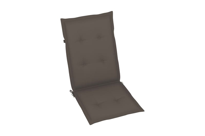 Dynor för trädgårdsstolar 6 st taupe 120x50x4 cm - Brun - Utemöbler & utemiljö - Dynor - Sittdyna & ryggdyna utemöbler