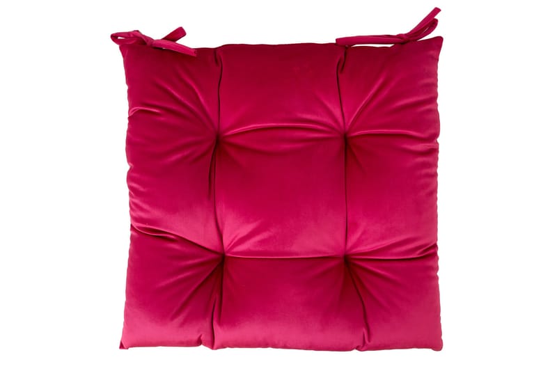 Sittdyna Velvet 40x40 cm Rosa - Utemöbler & utemiljö - Dynor - Sittdyna & ryggdyna utemöbler