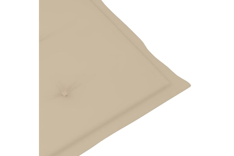 Sittdynor för trädgården 6 st beige 100x50x4 cm - Beige - Utemöbler & utemiljö - Dynor - Sittdyna & ryggdyna utemöbler