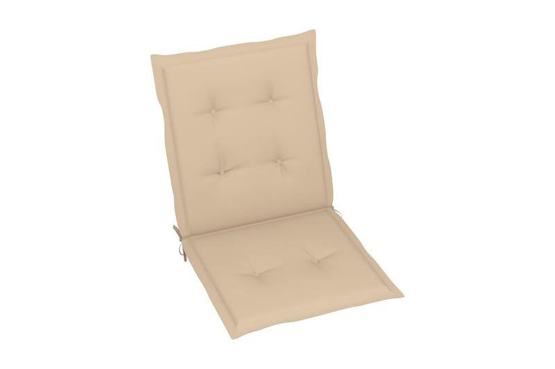 Sittdynor för trädgården 6 st beige 100x50x4 cm - Beige - Utemöbler & utemiljö - Dynor - Sittdyna & ryggdyna utemöbler