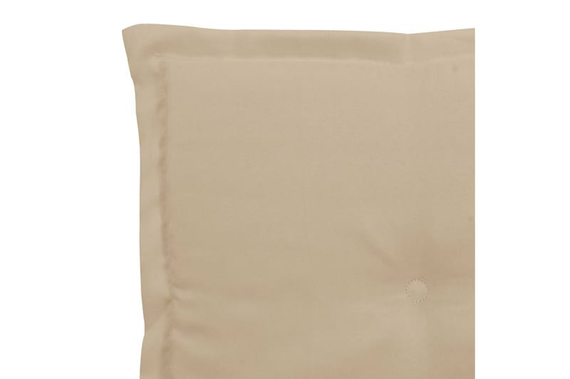 Stolsdynor för trädgården 2 st beige 50x50x3 cm - Beige - Utemöbler & utemiljö - Dynor - Sittdyna & ryggdyna utemöbler