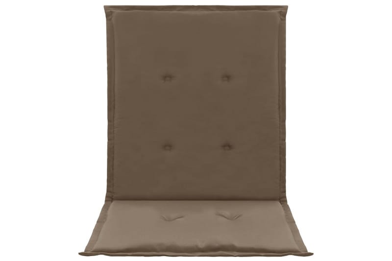 Stolsdynor för trädgården 4 st taupe 100x50x3 cm - Brun - Utemöbler & utemiljö - Dynor - Sittdyna & ryggdyna utemöbler