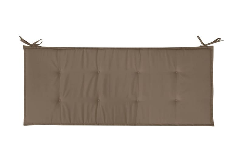 Bänkdyna för trädgården taupe 120x50x3 cm - Brun - Utemöbler & utemiljö - Dynor - Soffdyna & bänkdyna utemöbler