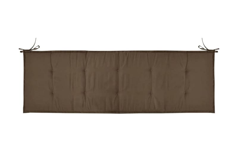 Bänkdyna för trädgården taupe 150x50x3 cm - Brun - Utemöbler & utemiljö - Dynor - Soffdyna & bänkdyna utemöbler