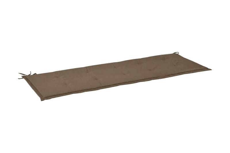 Bänkdyna för trädgården taupe 150x50x3 cm - Brun - Utemöbler & utemiljö - Dynor - Soffdyna & bänkdyna utemöbler