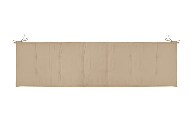 Dyna för trädgårdsbänk beige 180x50x3 cm - Beige - Utemöbler & utemiljö - Dynor - Soffdyna & bänkdyna utemöbler