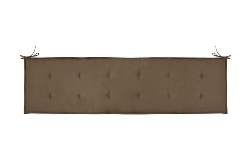 Dyna för trädgårdsbänk taupe 180x50x3 cm - Brun - Utemöbler & utemiljö - Dynor - Soffdyna & bänkdyna utemöbler