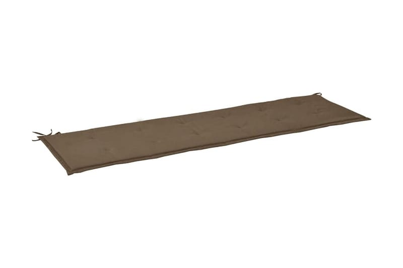 Dyna för trädgårdsbänk taupe 180x50x3 cm - Brun - Utemöbler & utemiljö - Dynor - Soffdyna & bänkdyna utemöbler