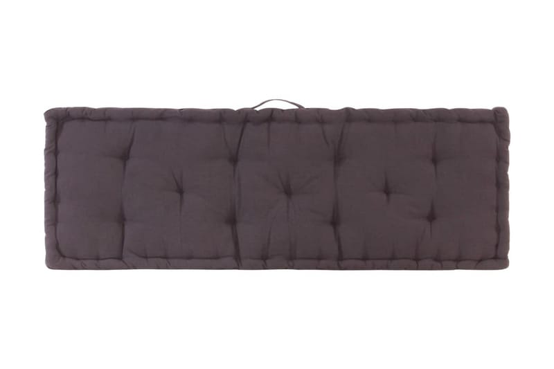 Dyna till pallsoffa bomull 120x40x7 cm antracit - Grå - Utemöbler & utemiljö - Dynor - Soffdyna & bänkdyna utemöbler