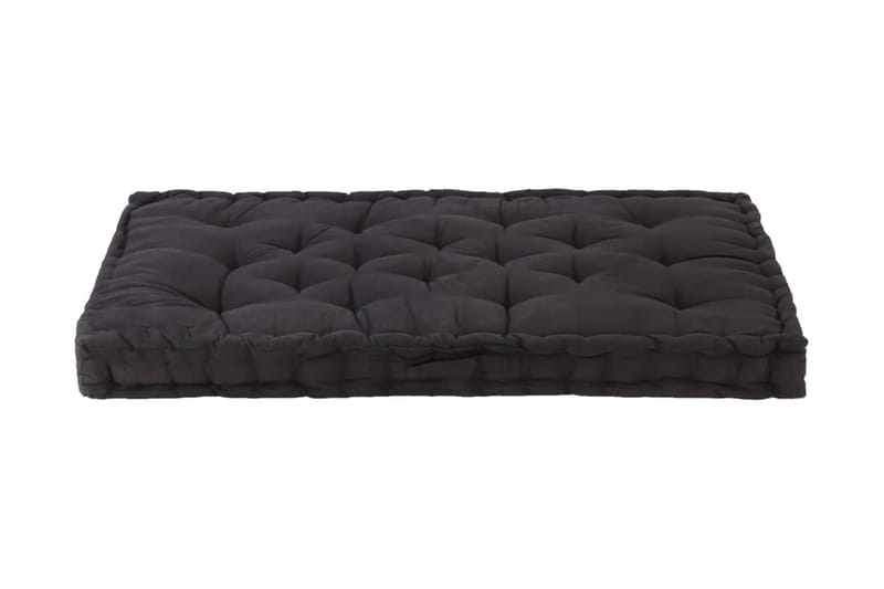 Dyna till pallsoffa bomull 120x80x10 cm svart - Svart - Utemöbler & utemiljö - Dynor - Soffdyna & bänkdyna utemöbler