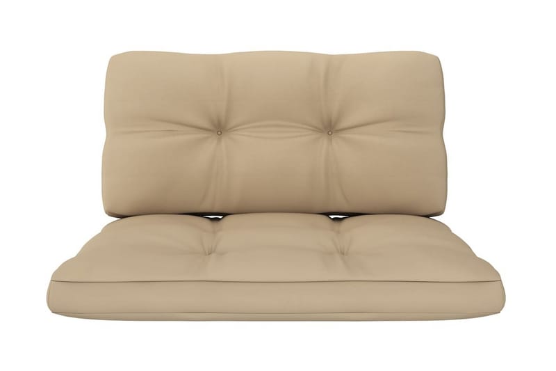 Dynor till pallsoffa 2 st beige - Beige - Utemöbler & utemiljö - Dynor - Soffdyna & bänkdyna utemöbler