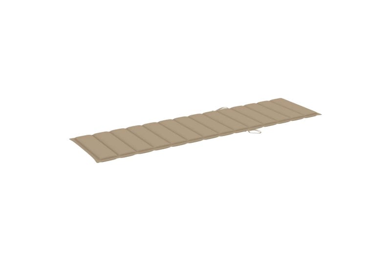 Solsängsdyna beige 200x50x3 cm tyg - Beige - Utemöbler & utemiljö - Dynor - Solsängsdynor