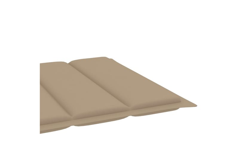 Solsängsdyna beige 200x50x3 cm tyg - Beige - Utemöbler & utemiljö - Dynor - Solsängsdynor