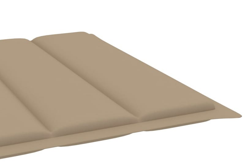 Solsängsdyna beige 200x60x3 cm tyg - Beige - Utemöbler & utemiljö - Dynor - Solsängsdynor