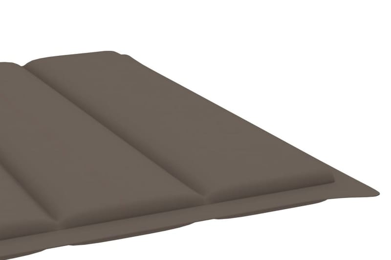 Solsängsdyna taupe 200x60x3 cm tyg - Brun - Utemöbler & utemiljö - Dynor - Solsängsdynor