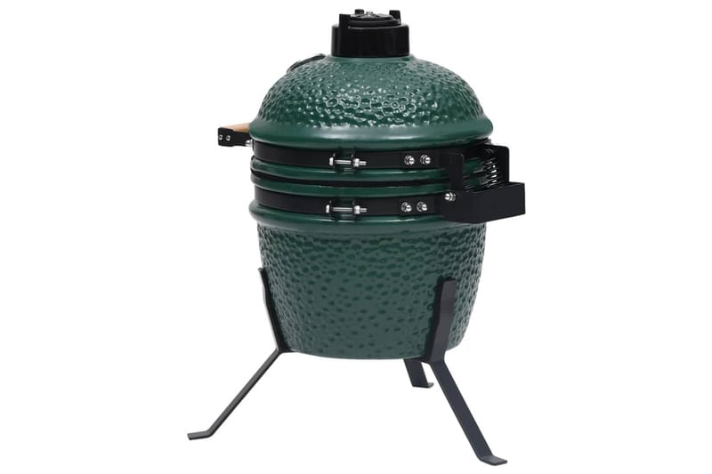 Kamado Rökgrill 2-i-1 keramik 56 cm grön - Grön - Utemöbler & utemiljö - Grill & utekök - Grilltillbehör