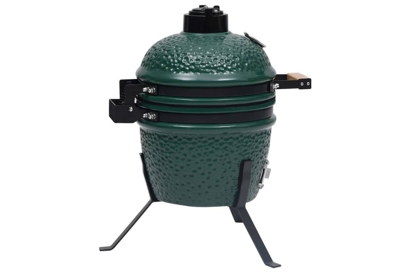 Kamado Rökgrill 2-i-1 keramik 56 cm grön - Grön - Utemöbler & utemiljö - Grill & utekök - Grilltillbehör