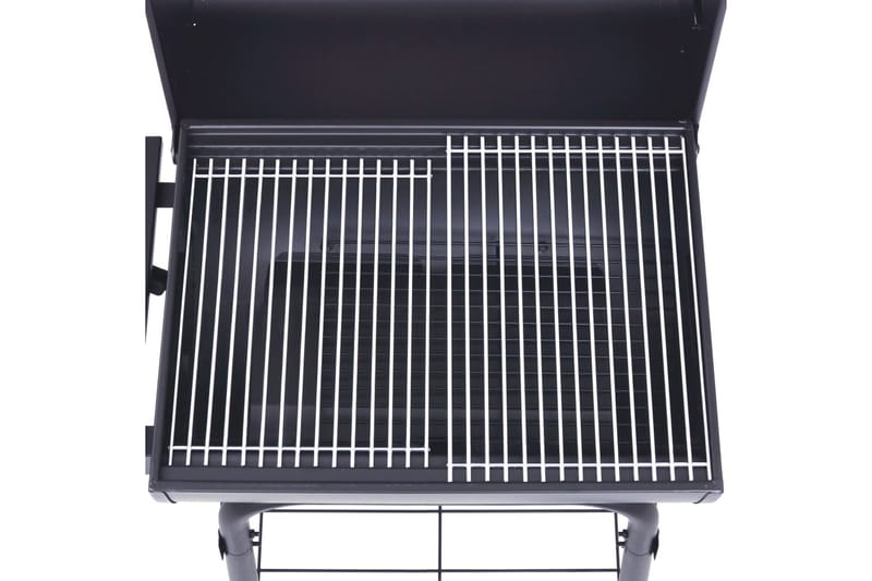 Kolgrill/rökargrill med nedre hylla svart - Svart - Utemöbler & utemiljö - Grill & utekök - Kolgrillar