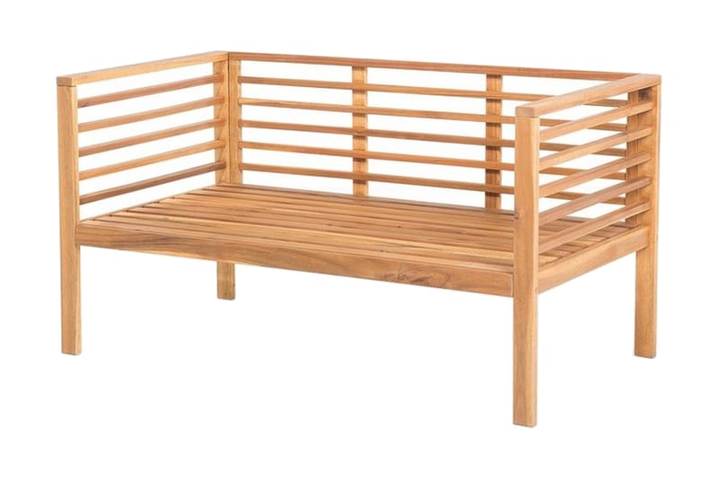 Loungegrupp Pacific 130 cm - Trä|Natur - Utemöbler & utemiljö - Loungemöbler - Loungeset & loungegrupp