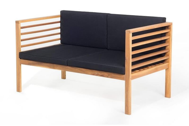 Loungegrupp Pacific 130 cm - Trä|Natur - Utemöbler & utemiljö - Loungemöbler - Loungeset & loungegrupp