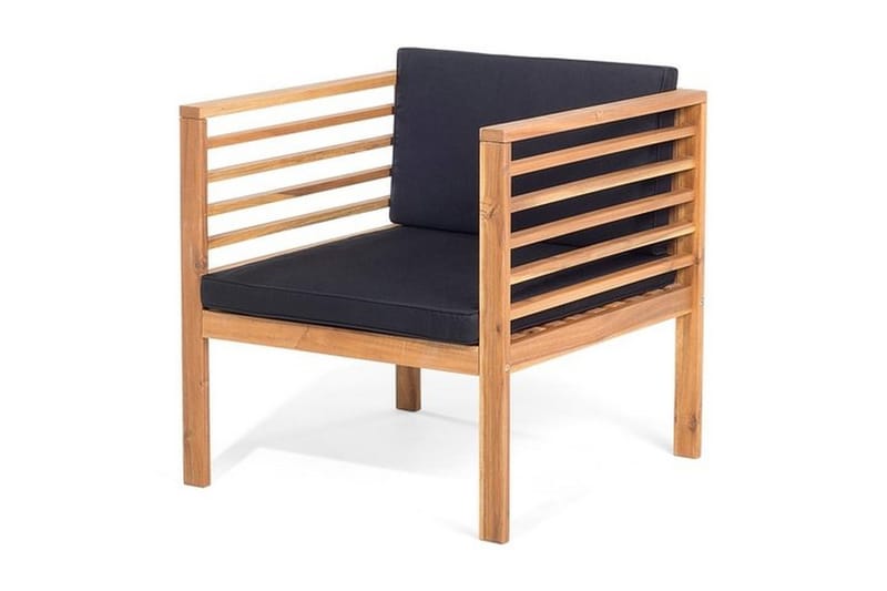 Loungegrupp Pacific 130 cm - Trä|Natur - Utemöbler & utemiljö - Loungemöbler - Loungeset & loungegrupp