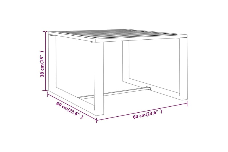 Soffgrupp för trädgården 3 delar med dynor aluminium antraci - Antracit - Utemöbler & utemiljö - Loungemöbler - Loungeset & loungegrupp